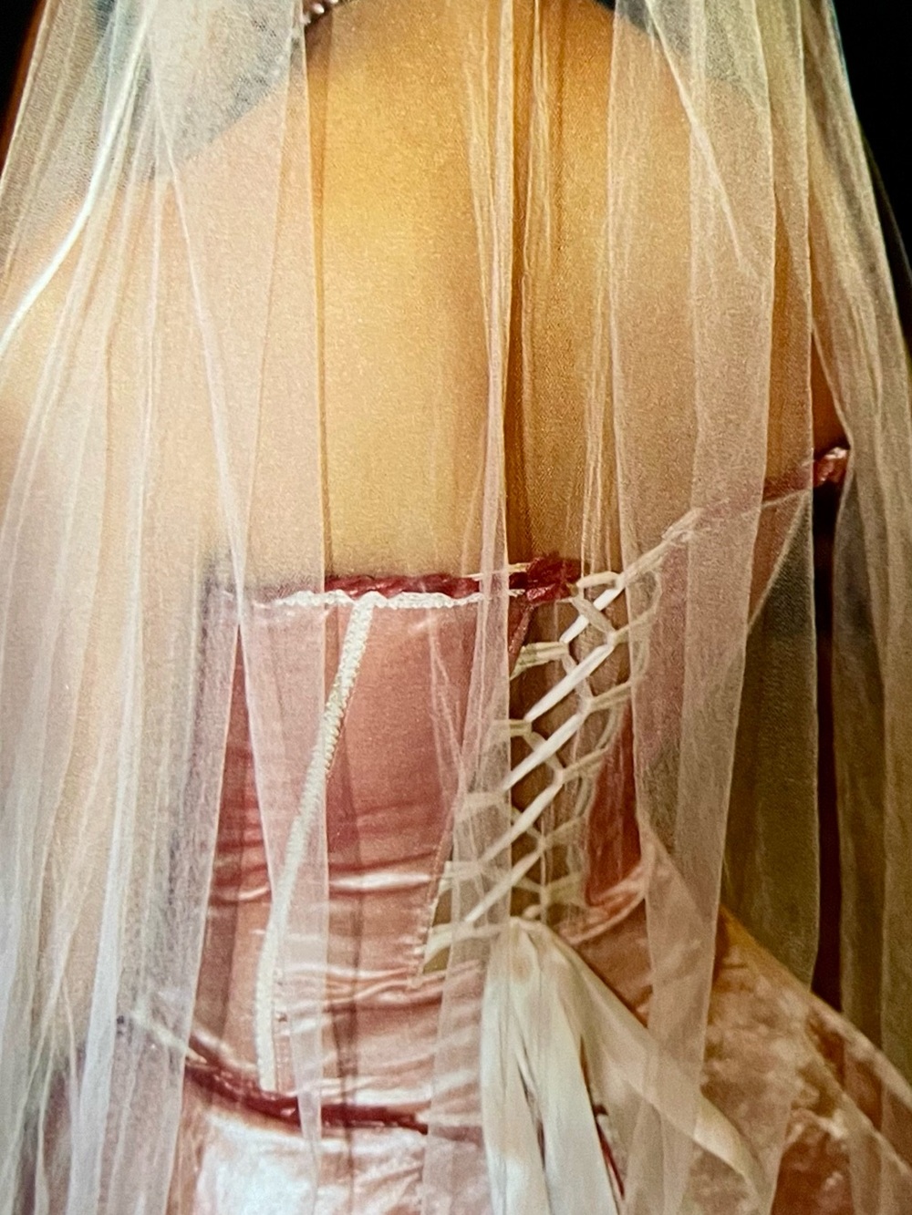 Ball Gown Wedding Dress in Shimmering Rose - Picture 2 of 10